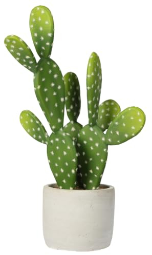 Oairse Planta Artificial de 33 cm, Plantas de Cactus, Plantas Artificiales en Maceta, decoración de Plantas, Euphorbia Acrurensis, Cactus Artificial para el hogar, jardín, Oficina, decoración, Regalo