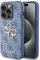 Guess iPhone 15 Pro TPU Back Cover - 4G - Big Metal Logo - Blue
