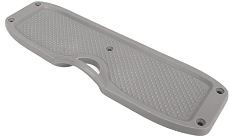 Dilwe Spiegelplatte, 29,8 X 9,2 X 2,2 cm, Außenbordmontage, Motorhalterung, PVC-Spiegelplatte für Schlauchboot, Kajak, Kanu Usw (Grey)