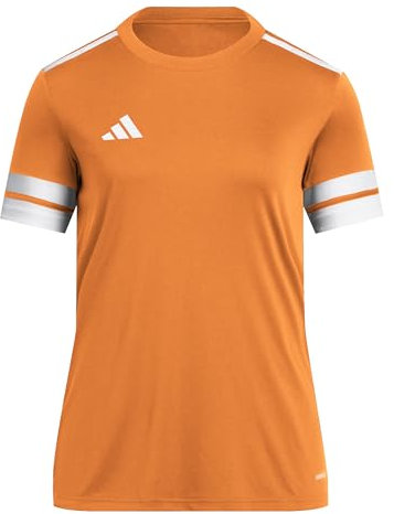adidas Damen SQUADRA25 Jersey Short Sleeve, Team orange/White, L