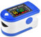 Funmo Pulsoximeter, Messung der Sauerstoffsättigung,Messung von Sauerstoffsättigung (SpO₂) und Herzfrequenz (Puls), Fingeroximeter mit Farbdisplay, schmerzfreie Anwendung am Finger(blau)
