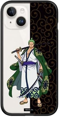 RhinoShield Modulare Case kompatibel mit [iPhone 14] | Mod NX - Anpassbare & stoßdämpfende Schutzhülle im schlanken Design - 3.5 Meter Fallschutz - Schwarz [One Piece/Zoro - Land of Wano Style]