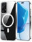 Cover per Honor 200 Lite, Custodia Magnetica Trasparente, Antiurto Anti-Graffio Ultra Sottile Case con Hard PC + TPU Paraurti, Clear