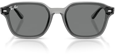 Ray-Ban Unisex's Rb4458d Sunglasses, Grey Transparent/Dark Brown, 65 mm