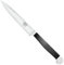 Güde Solingen Made in Germany - deutsches Universalmesser mit Wellenschliff Handarbeit 13 cm Klingenlänge Alpha Pure Doppelkropf - geschmiedet Ergonomischer schwarzer Micarta-Griff - Tomatenmesser