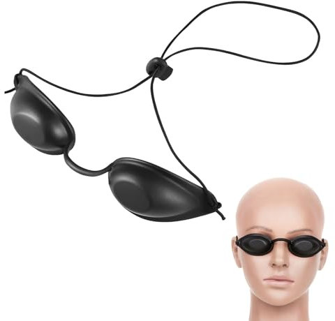 Solarium Brille,Schutzbrille Rotlichtlampe,Uv Schutzbrille,Infrarot Schutzbrille,Schutzbrille Infrarotlampe,Fur Schönheitsklinik,Schönheitsinstrument, Augenklappe Für Uv-Infrarot-Led-Lichttherapie