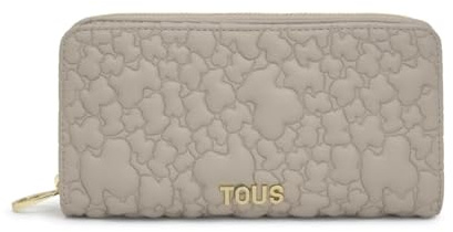 TOUS Damen Billetera Mediana 2002186343 Puffy Bear Topo Mittelgroße Geldbörse, Schwarz