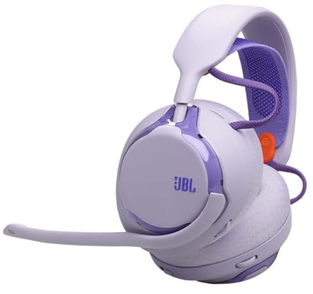 JBL Quantum 650, Wireless Over-Ear Bluetooth Gaming Headset, Purple | JBL Quantum Spatial Sound, Noise Cancelling Mic, USB-C Cable, 45H Battery Life, Multiplatform Compatibility