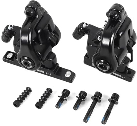 Ubric Freno de disco para bicicleta de carretera, soporte plano mecánico, pinza de freno