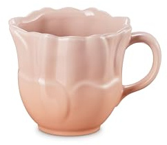 Le Creuset 11oz Stoneware Petal Mug - Peach