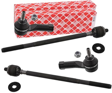 2x Febi Prokit Spurstangen mit Anbaumaterial li+re | 37629 + 37630 Kompatibel mit Twingo I (C06_),Twingo I Kasten/schrägheck (S06_)