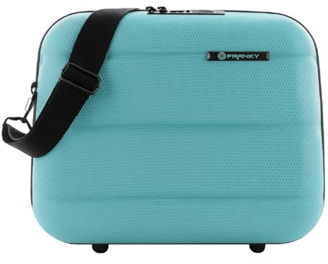 Franky Beautycase Handgepäck Hartschale mit TSA-Schloss Aqua