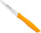 Arcos Serie Nova - Cuchillo Mondador - Hoja de Acero Inoxidable de 100 mm - Mango de Polipropileno Color Mostaza