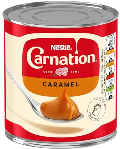 Carnation Caramel Dessert Filling 397g | Multipack of 6 | Made from fresh milk; suitable for baking and desserts; ready to use caramel filling; vegetarian friendly
