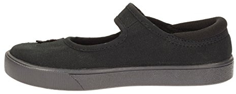 Clarks Girls Hopper Go Ballet School Shoes, Black, 2.5 UK Wide