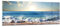 Panorama Bilder auf Glas Meer Ufer Wasser Glasbild 140x50cm Wandbilder Dekoration Wohnzimmer Schlafzimmer Küche Groß XXL Wanddeko Bild im Glas Wand Kunstdruck Art Modern Wall Decor GAB140x50-3551