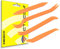 actecom® Kit de 4 Herramientas para Desmontar salpicadero Radio Coche Panel Frontal Herramientas de plástico 4 en 1 para desmontaje de Interior de Coche