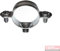 Ram - Collier Simple Métalliques Acier, 63mm, Argent, Boîte de 25