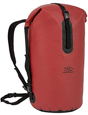 Highlander Wasserdichter Rucksack, 45 l, Sporttasche, Abnehmbarer Rucksack mit verstellbaren Gurten, ideal für Kanufahren, Angeln, Rafting, Schwimmen, Boot und Snowboarden