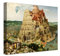 PICANOVA – Pieter Bruegel – The Tower of Babel 40x30cm – Bild auf Leinwand – Premium Kunstdruck Auf 2cm Holz-Keilrahmen Für Schlaf- Und Wohnzimmer – Klassische Kunst