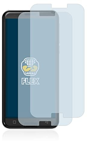 BROTECT Schutzfolie für Emporia Smart 3 | 2 Stück Transparenter Displayschutz Made in Germany Klare Full-Screen Folie Full-Cover 3D Curved Montage Kit