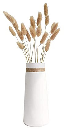 Koomuao - Jarrón de cerámica para plantas secas o como regalo (grande)