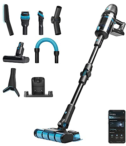 Cecotec Aspirador Escoba sin Cable Conga Rockstar 2000 Ultimate ErgoWet Connected. Motor Digital, 4 en 1, 680 W, Poder de Succión 230aW, Autonomía 90 Minutos, Cepillo Jaliscazo, App