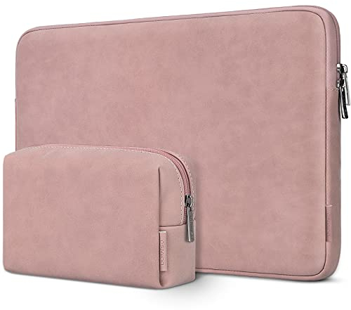 DOMISO 17 Zoll Wasserdicht Laptop Tasche Sleeve Case Notebook Hülle Schutzhülle für 17.3 HP Envy Pavilion 17/MSI GS73VR Stealth Pro/Alienware/ideapad/ROG Strix GL702VS/Dell,Rosa
