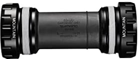SHIMANO Unisex Adulto Bbmt801b BB-MT801-Tazze Con filettatura Inglese, Schwarz, 68/73 mm
