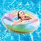 Bouée Gonflable Hillylolly Paillette Anneau de Natation, Bouée de Piscine, Flotteur de Piscine pour Enfants et Adulte, Bouée Transparente Paillettes, Jeux Gonflables Eau pour Piscine et Plage-100cm