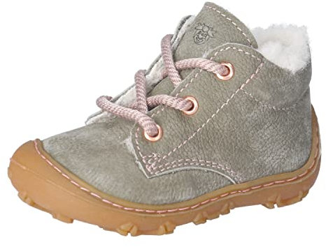 RICOSTA Jungen Winterstiefel Colin, Kinder Lauflernschuhe, Weite: Weit, terracare,Barfuß-Schuh, gefüttert, wasserdicht, warm, eukalyptus (520), 26 EU