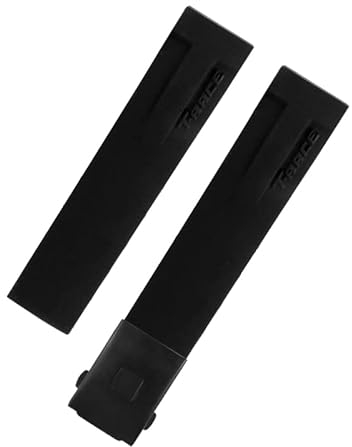 BONOOL Sport-Silikon-Uhrenarmbänder für Tissot T048 T048.417 Uhrenarmband T-Race T-Sport-Armband-Armband, wasserdicht, weiches Gummi