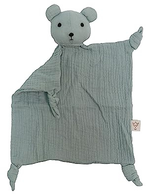Kaiser 65233 Bear Schnuffeltuch Muslin (Slit Green)