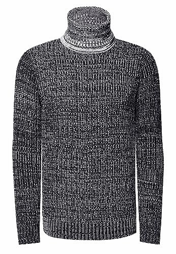 Rusty Neal Herren Pullover Rollkragen Grob-Strick Pulli Regular Fit Knitwear' Langarmpullover 435
