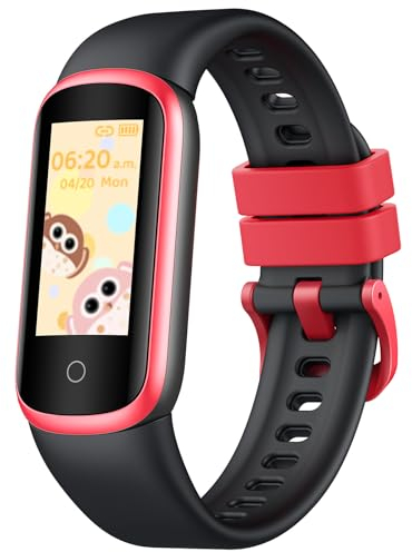 Smartwatch Niños Reloj Inteligente Niña: Pulsera Actividad Niño Niña con Pulsometro Podometro Presion Arterial Calorias Deportivo Smart Watch IP68 Impermeable Reloj Digital para Android iPhone