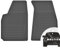 moto-MOLTICO Vorne Gummimatten Auto, 2-teiliges Set, Allwetter Gummi Fußmatten mit Rand, Antirutsch & Wasserfest Autoteppiche - passend für Audi A4 B7 2004-2009