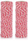 Nordstern Baumwoll Schnur Bindegarn 2er Set + 20 Geschenkanhänger - Geschenkband, Juteschnur, Bastelschnur, Küchengarn für DIY Basteln Küche - Rot/Weiß 200 m