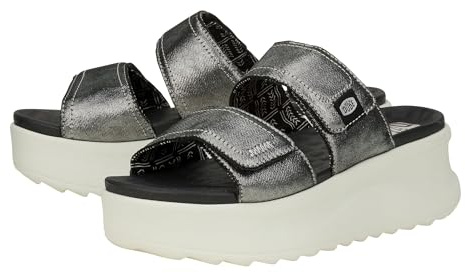 HEYDUDE Delray Slide Classic Silber 36 EU