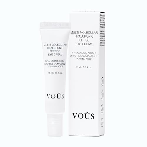 Multi Molecular Hyaluronic Peptide Eye Cream | 15 ml | + 7 Hyaluronsäuren | + 26 Peptide | + 17 Aminosäuren | + Matrixyl | + Argireline