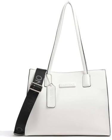 Valentino Kensington Re Shopping Bag Bianco