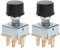 eMagTech 2 Pièces Bouton Rotatif de Climatisation AC Interrupteur de Ventilateur à 3 Vitesses Commande de Climatisation Remplacement Rotatif Universel pour Voiture