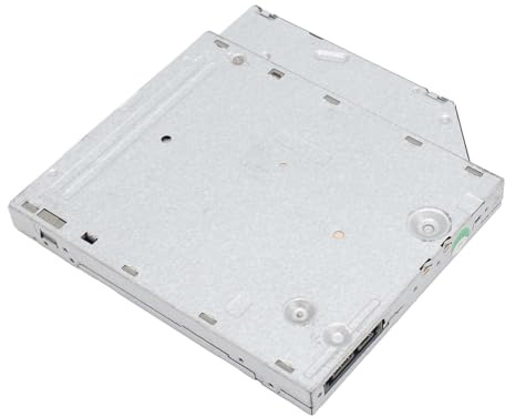 Garsent Remplacement de L'enregistreur de CD DVD, Lecteur de DVD RW à Chargement par Plateau SATA Interne, Lecteur de Graveur de CD DVD en Alliage D'aluminium pour Ordinateur Portable de