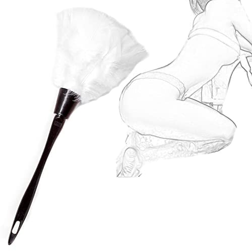 Deluxe piuma solleticatore fustigatore erotico SM frusta sesso amore piuma frusta per clitoride BDSM bondage sculacciata slapper paddle letto restrizioni flirtare gioco di ruolo erotico giocattolo