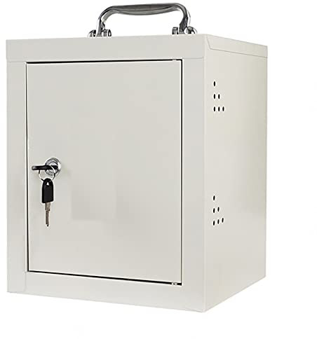 Phone Storage Cabinet Cell Phone Locker Wall-Mounted Aluminum Alloy Cabinet Pocket Locker Box Kitchen Furniture Locks For Classroom Office,12Slots