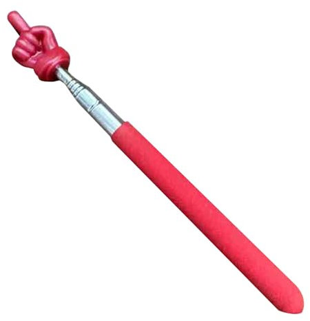 XIAOXIAOYU Puntero de Dedo Extensible, Puntero de Dedo retráctil,Punteros telescópicos retráctiles para Profesores - Puntero retráctil, Puntero de Mano Largo Plegable, Puntero de Pizarra Blanca para