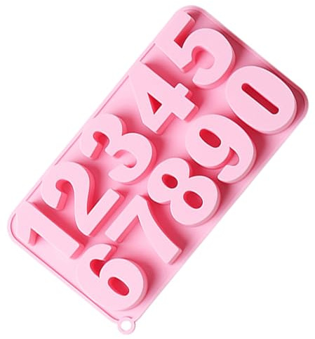 One Piece Flexible Alphabet Silicone Mould Set Non-Stick Chocolate Fondant Candle Mould DIY Funny Letters Numbers Mold for DIY Baking Cake, Decoration