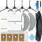 EATBALE Kit Accessori Pezzi di Ricambi per Proscenic M8 Pro Robot Aspirapolvere, 1 spazzola principale, 4 spazzole laterali, 4 filtri HEPA, 2 panni in microfibra, 4 sacchetti per la polvere (15 pezzi)