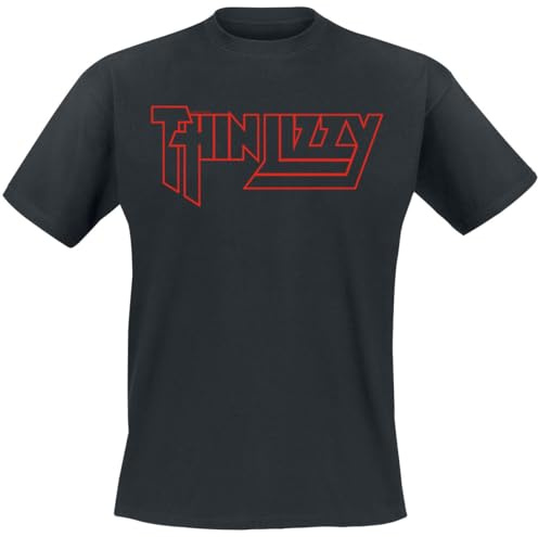 Thin Lizzy Life Logo Männer T-Shirt schwarz
