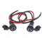Waterproof 5.5x2.1/2.5 (mm) Panel Mount Female Jack Socket DC Power Connector Prewired 10A (5.5 x 2.1 (mm))
