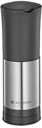 Zassenhaus Gewürzmühle DUO CONCEPT 13,5 cm, innovativer Alleskönner für präzises Reiben & Dosieren, Gewürzmühle mit 3 austauschbaren Reibscheiben und integriertem Vorratsfach